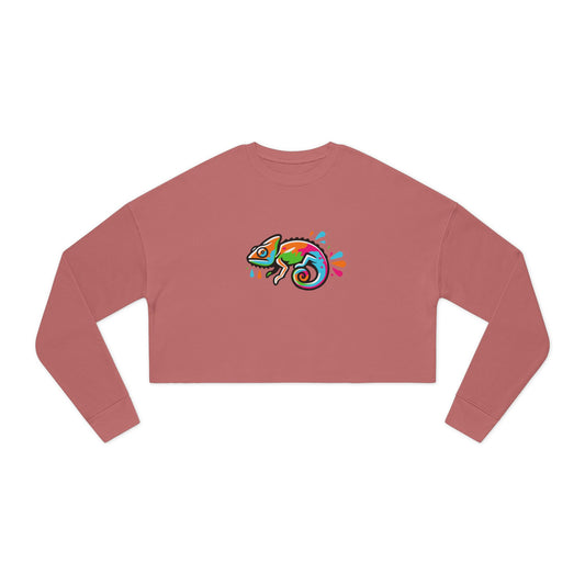 Women's Cropped Sweatshirt (DC Logo)