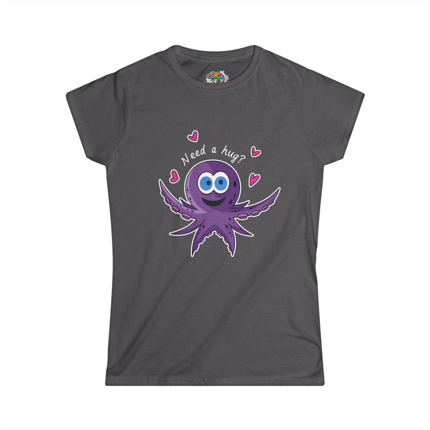 Women's Softstyle Tee (Octopus Hug)