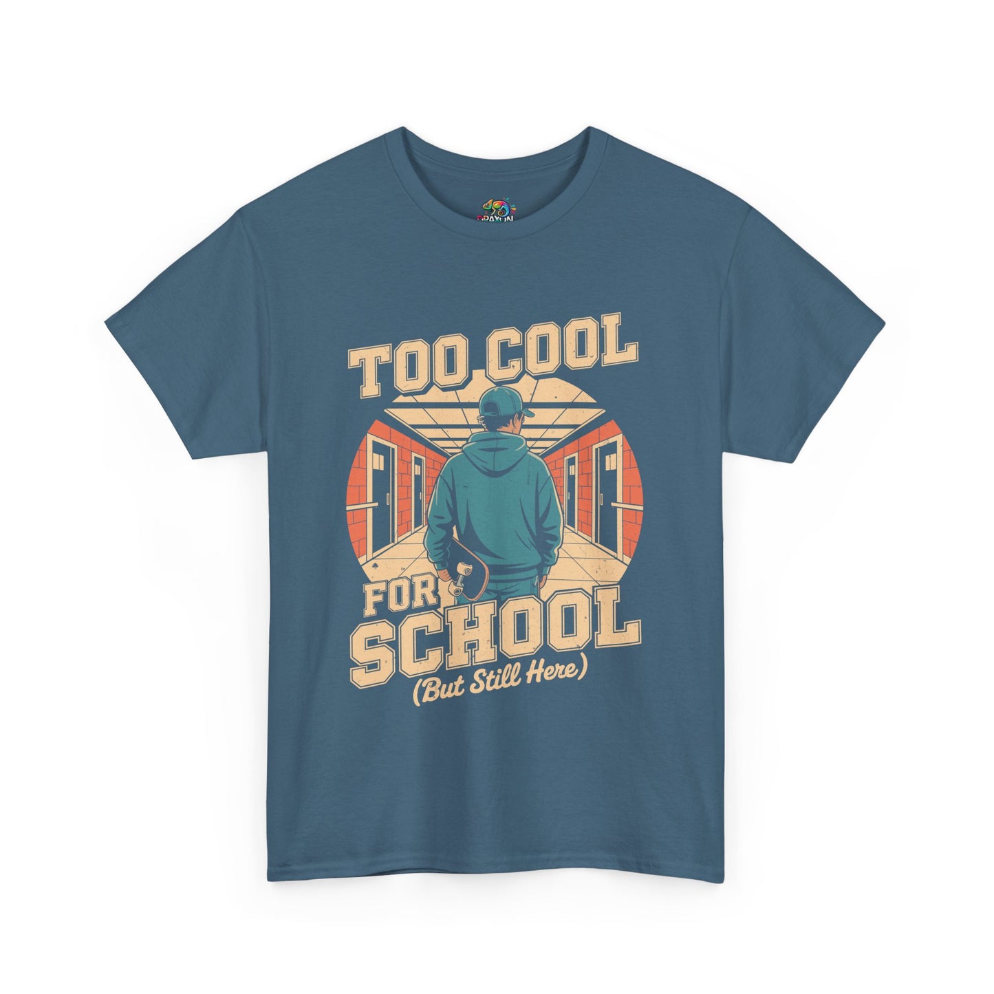 Unisex Heavy Cotton Tee (Too Cool For School)