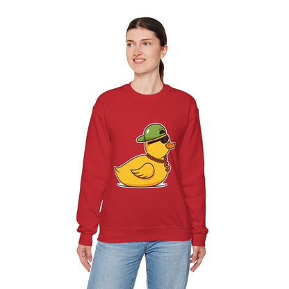 Unisex Heavy Blend™ Crewneck Sweatshirt (Gangster Duck)
