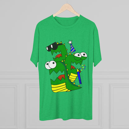Unisex Tri-Blend Crew Tee (Larry the Snake thing)