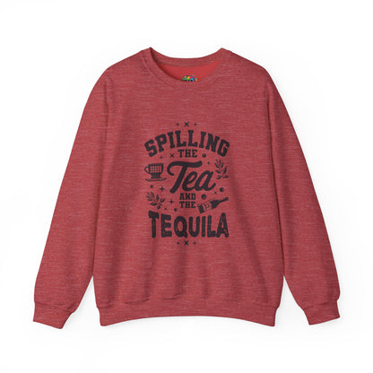 Unisex Heavy Blend™ Crewneck Sweatshirt (Spill Tea & Tequila)