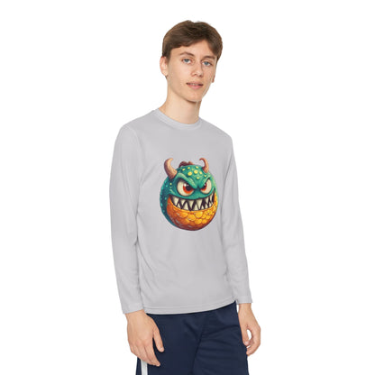 Youth Long Sleeve Competitor Tee (Green Monster 1)