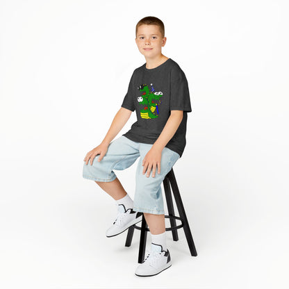 Kids Heavy Cotton T-Shirt (Larry the Snake thing)