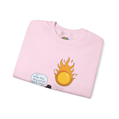 Unisex Heavy Blend™ Crewneck Sweatshirt (Melting Snowman)