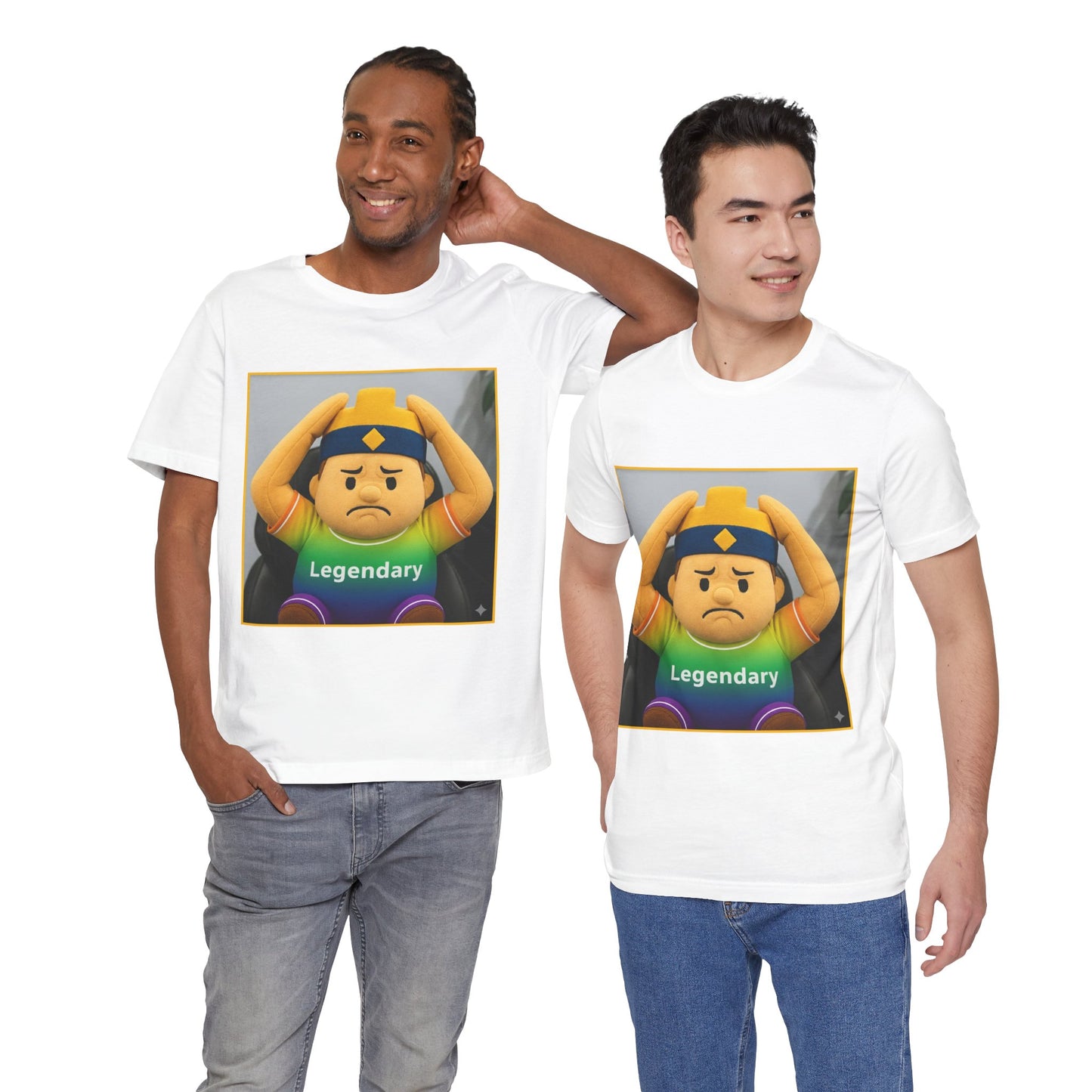 Legendary Tee - Casual Unisex Jersey Short Sleeve Shirt with Playful Design (CLASH)