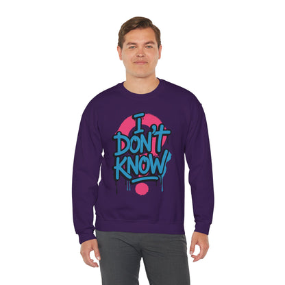 Unisex Heavy Blend Crewneck Sweatshirt (I don't know)