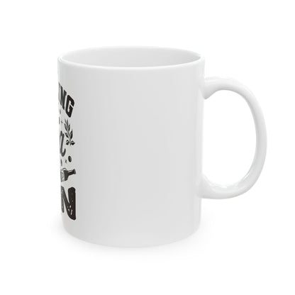 Ceramic Mug, 11oz, 15oz (Spill Tea & Gin)