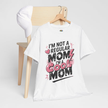 Unisex Heavy Cotton Tee (I'm Not a Regular Mom, I'm a Cool Mom)
