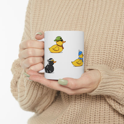 Cute Duck Illustration Coffee Cup - 11oz & 15oz (Different Ducks)