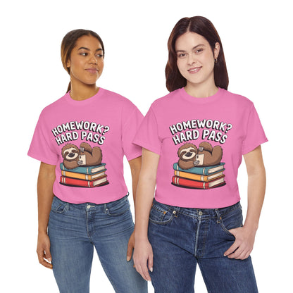 Unisex Heavy Cotton Tee (Homework? Hard Pass)