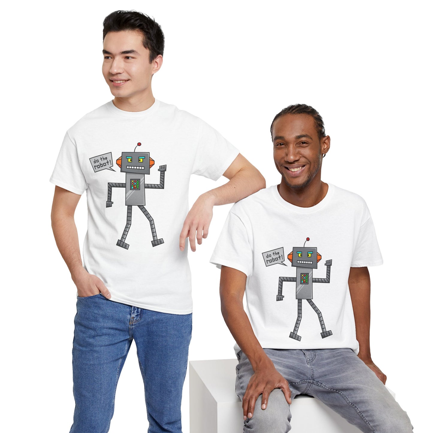 Unisex Heavy Cotton Tee (Do the Robot)