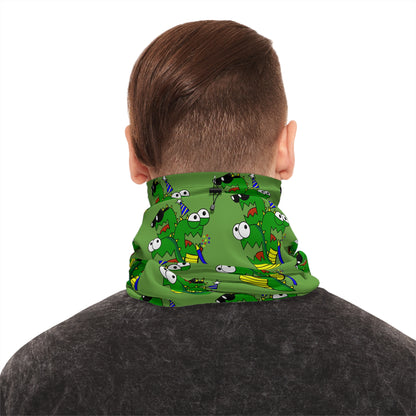 Winter Neck Gaiter With Drawstring (Larry the Snake thing)