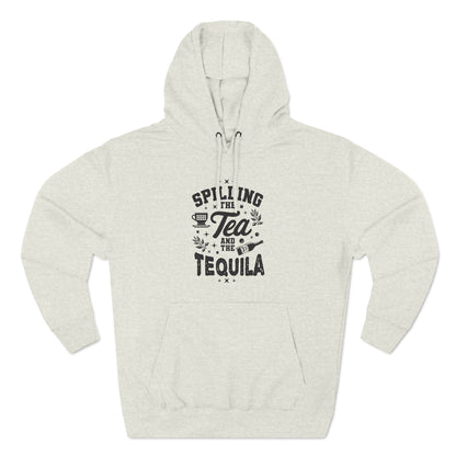 Three-Panel Fleece Hoodie (Spill Tea & Tequila)