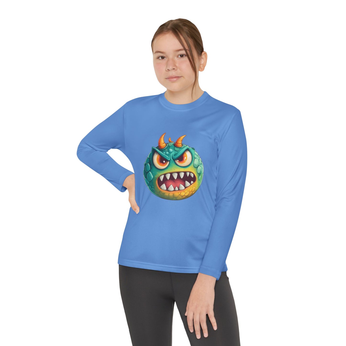 Youth Long Sleeve Competitor Tee (Green Monster 2)