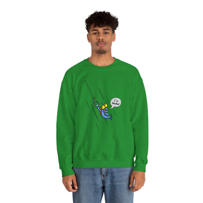 Unisex Heavy Blend™ Crewneck Sweatshirt (Fishing Hooked)