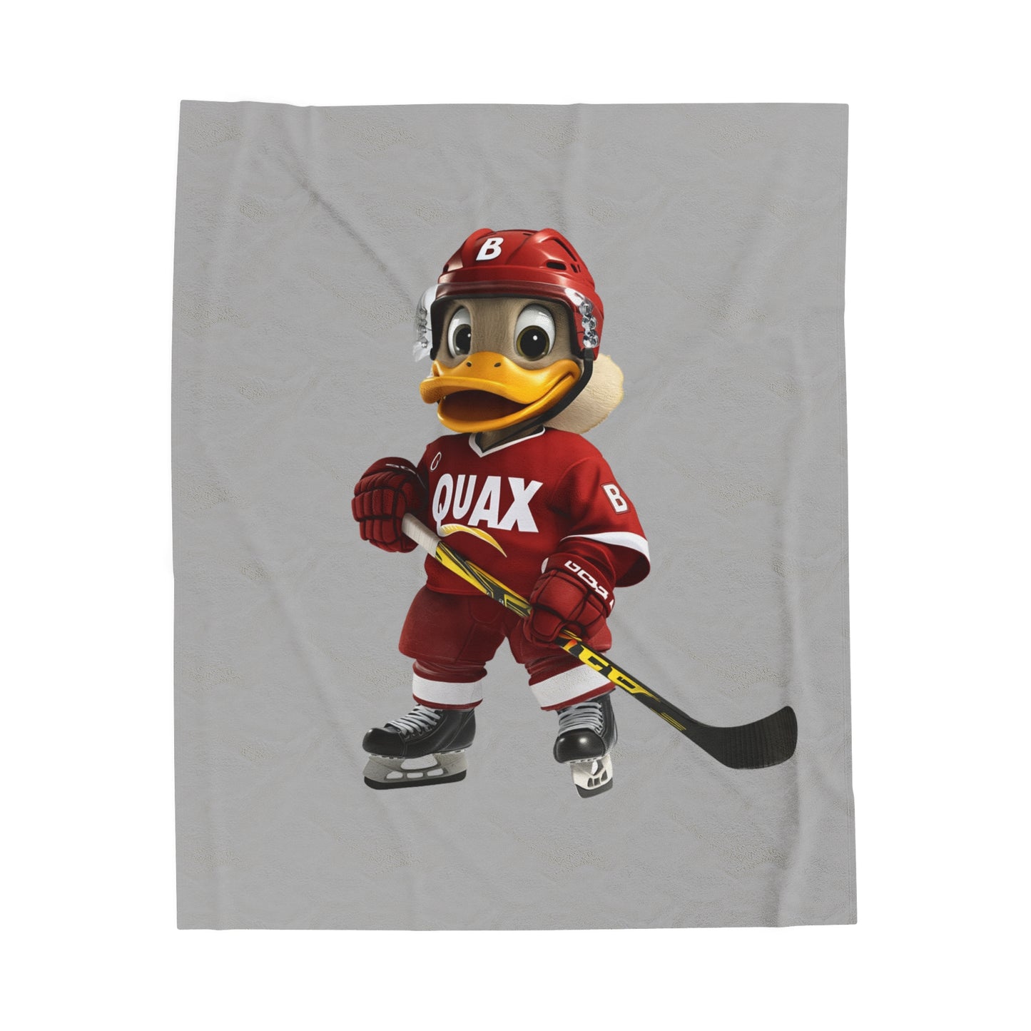 Velveteen Plush Blanket (Hockey Quax)