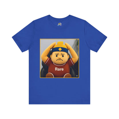 Rare Tee - Casual Unisex Jersey Short Sleeve Shirt with Playful Design (CLASH)