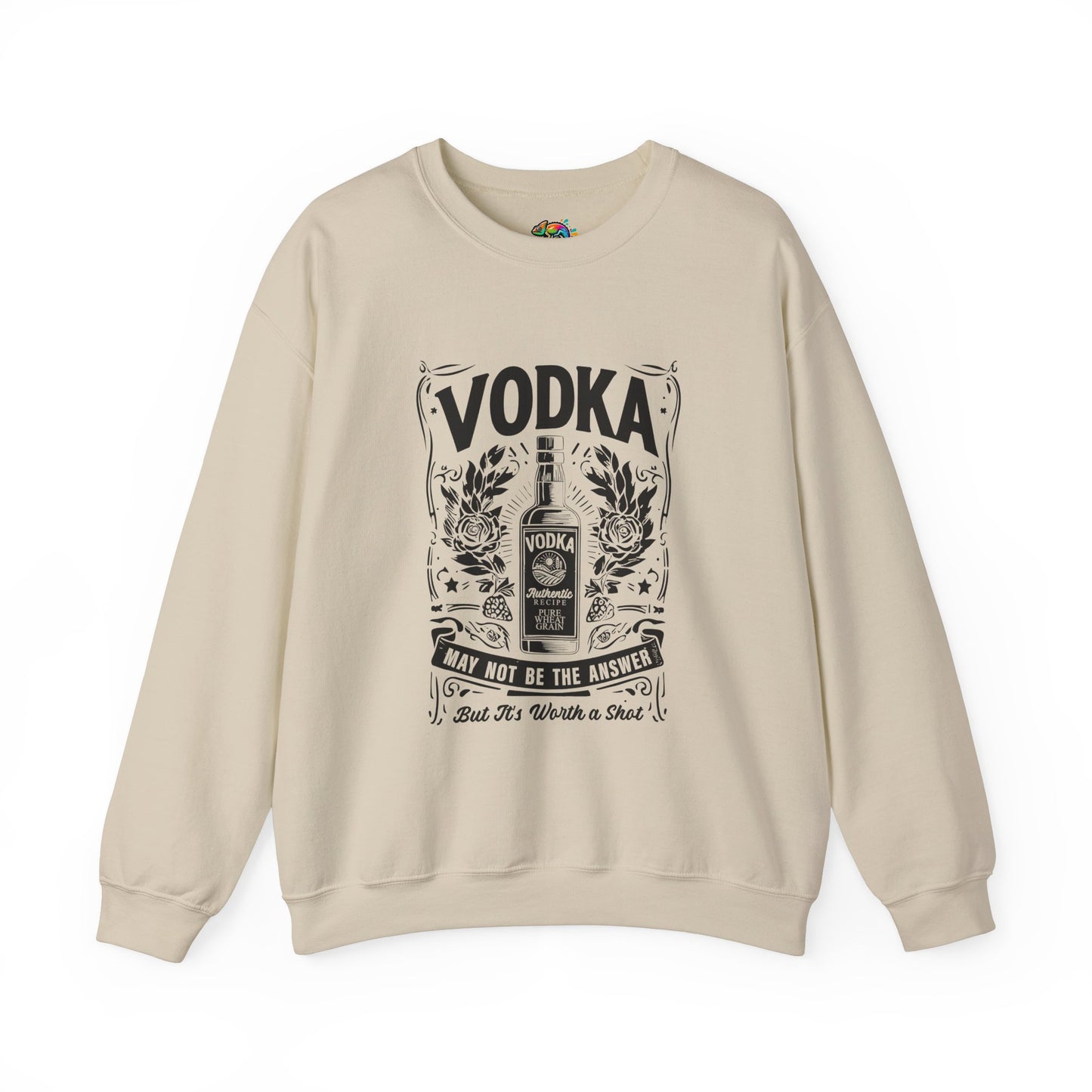 Unisex Heavy Blend™ Crewneck Sweatshirt (Vodka - Worth a Shot)