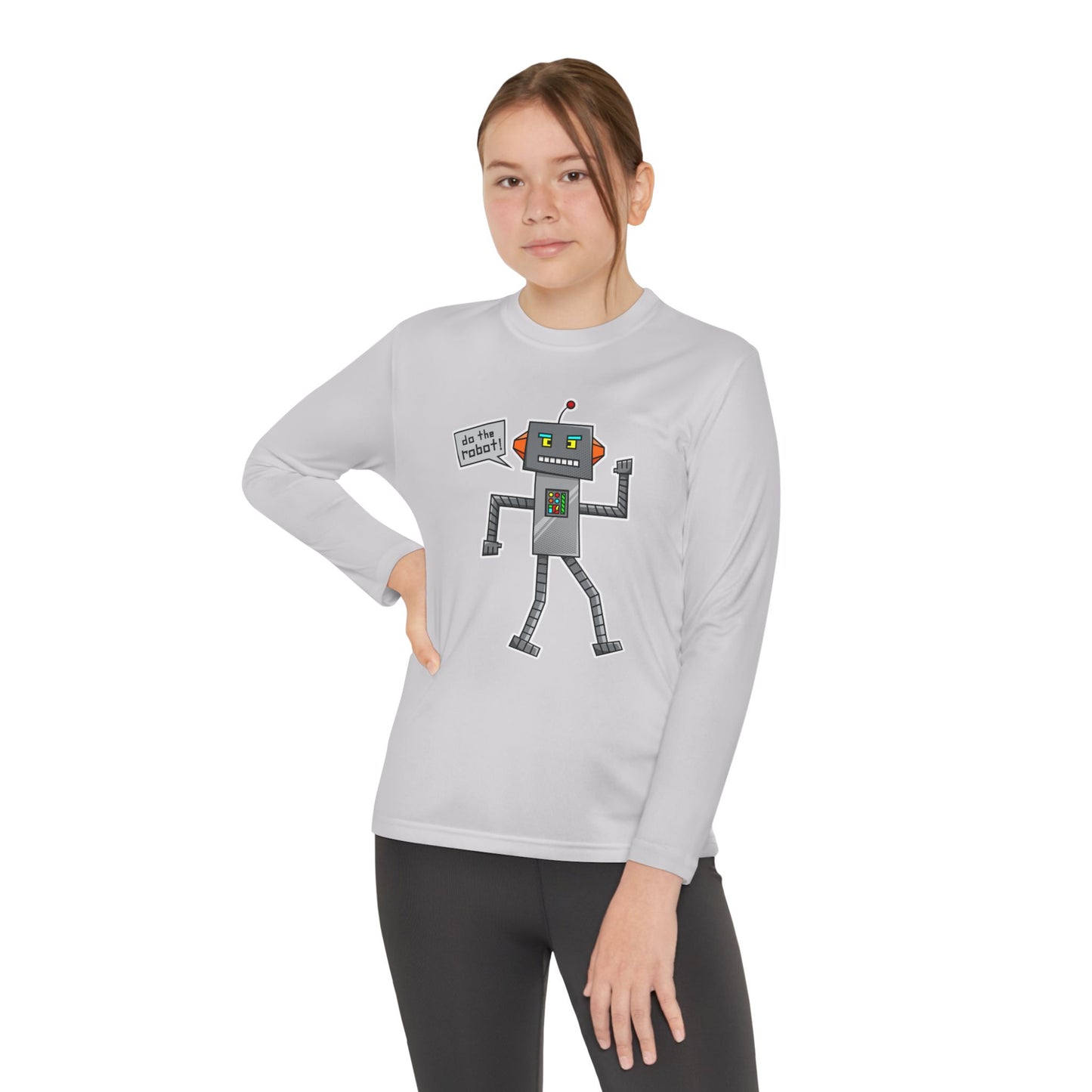 Youth Long Sleeve Competitor Tee (Do the Robot)