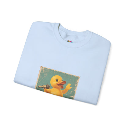 Unisex Heavy Blend™ Crewneck Sweatshirt (Karaoke Duck)