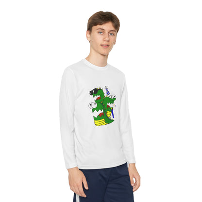 Youth Long Sleeve Competitor Tee (Larry the Snake thing)