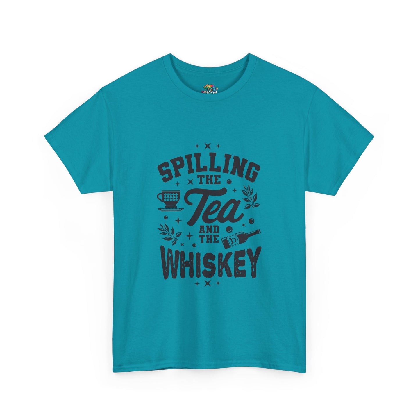 Unisex Heavy Cotton Tee (Spill Tea & Whiskey)