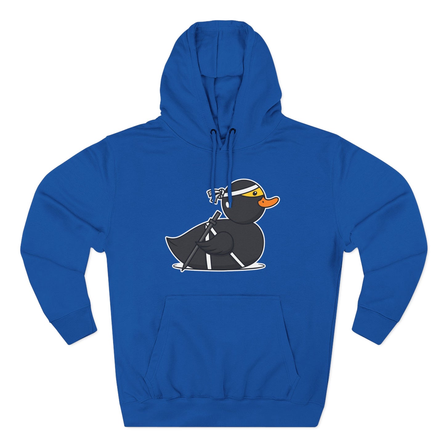 Three-Panel Fleece Hoodie (Ninja Duck)