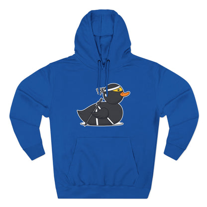 Three-Panel Fleece Hoodie (Ninja Duck)
