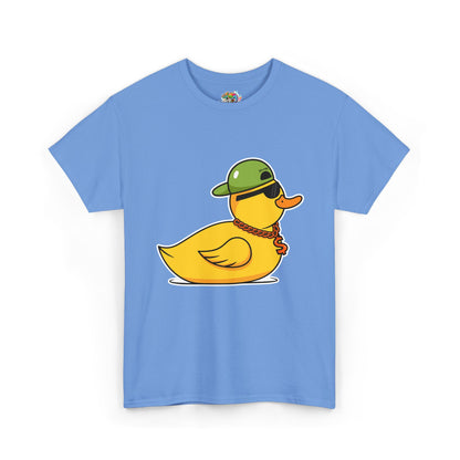 Unisex Heavy Cotton Tee (Gangster Duck)