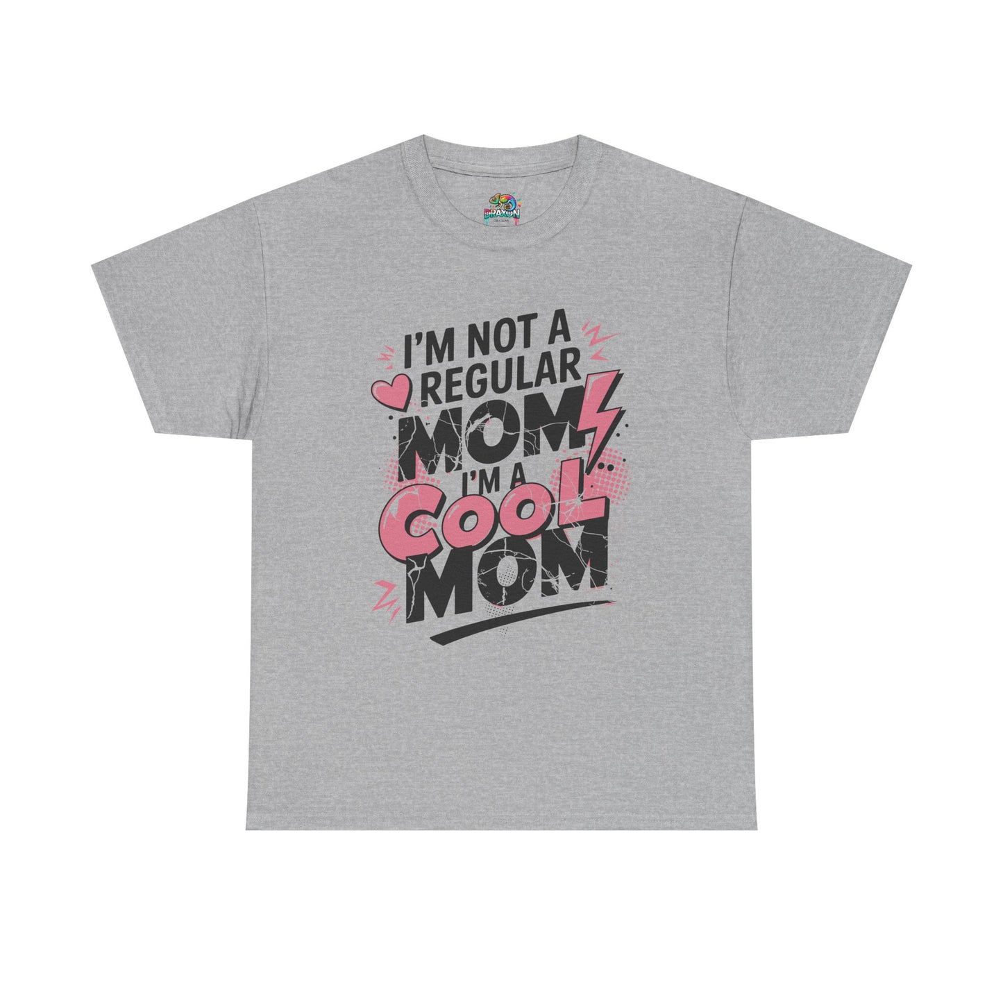 Unisex Heavy Cotton Tee (I'm Not a Regular Mom, I'm a Cool Mom)