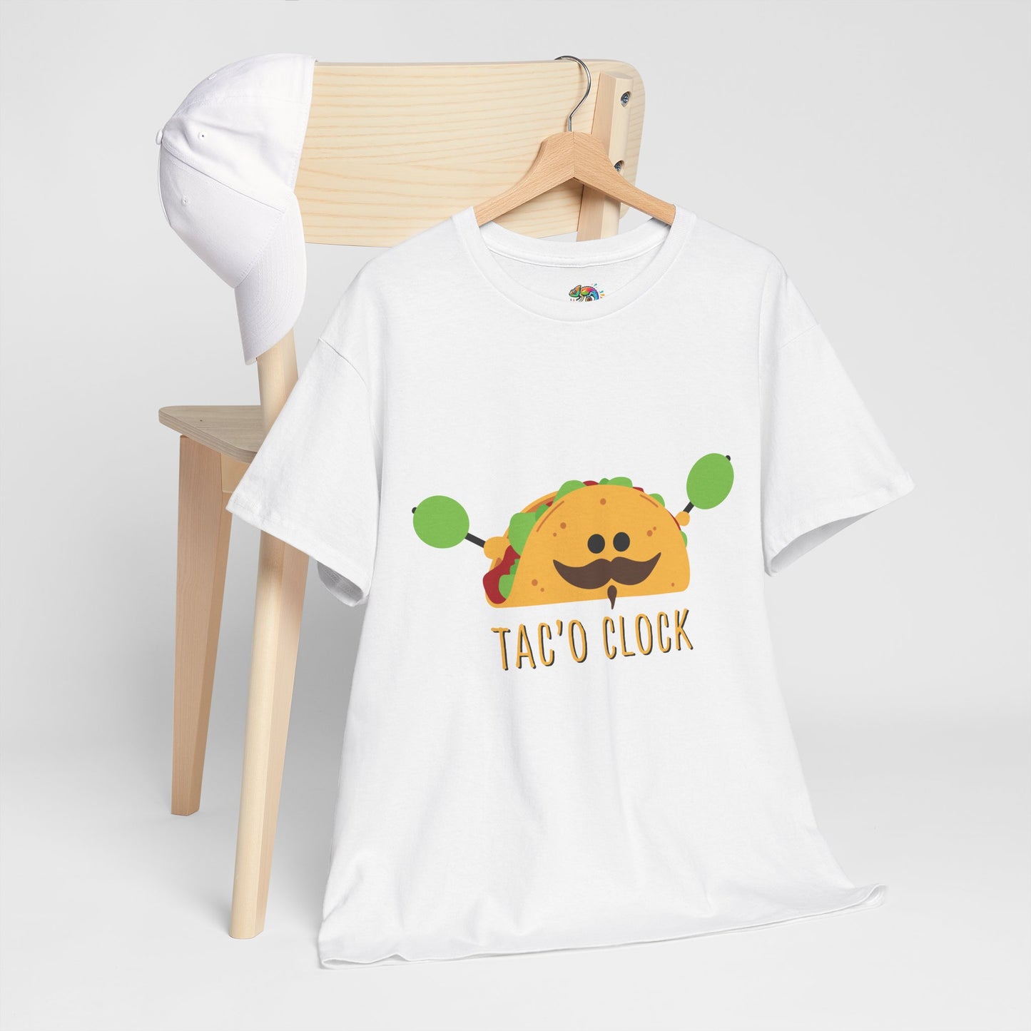 Unisex Heavy Cotton Tee (Tac'O Clock)