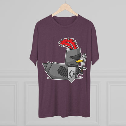 Unisex Tri-Blend Crew Tee (Knight Duck)