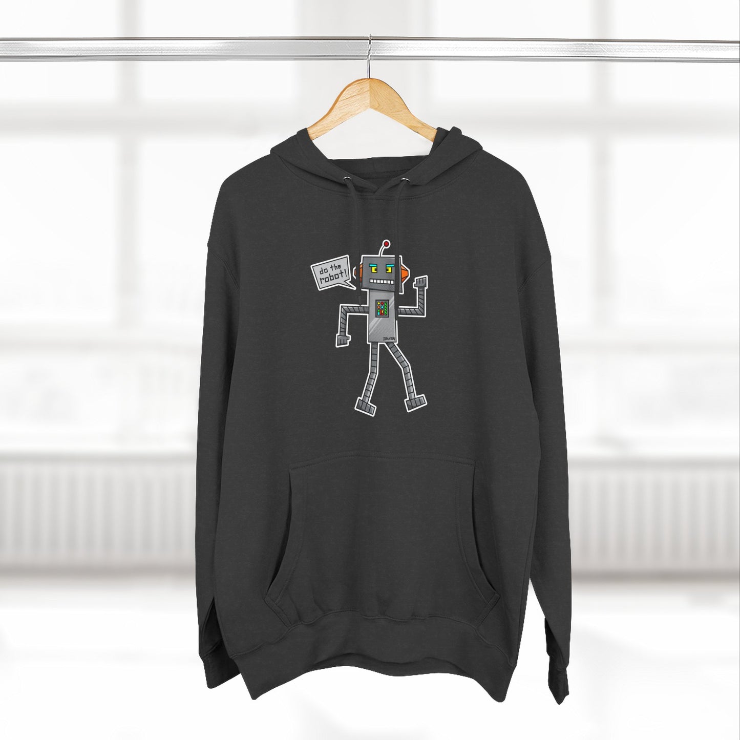 Three-Panel Fleece Hoodie (Do the Robot)