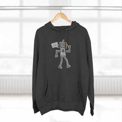 Three-Panel Fleece Hoodie (Do the Robot)