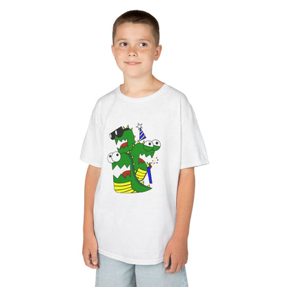 Kids Heavy Cotton T-Shirt (Larry the Snake thing)