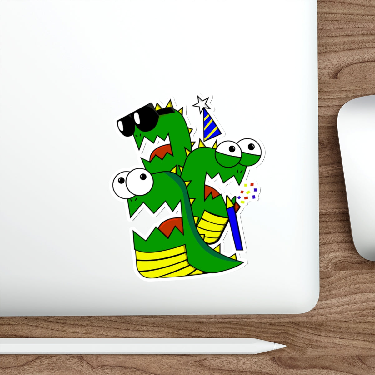Die-Cut Stickers | Vibrant Art for Personalization (Larry the Snake thing)