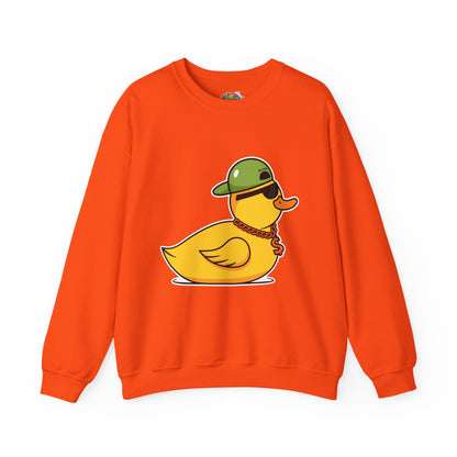 Unisex Heavy Blend™ Crewneck Sweatshirt (Gangster Duck)