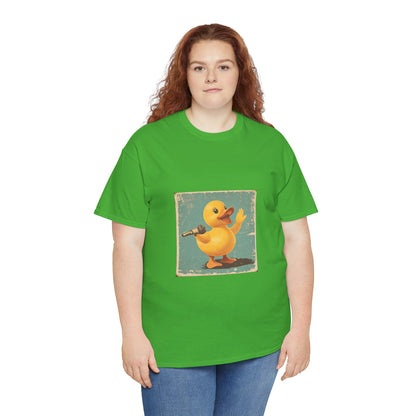 Unisex Heavy Cotton Tee (Karaoke Duck)