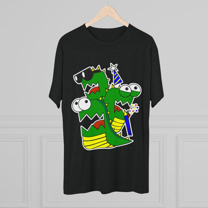 Unisex Tri-Blend Crew Tee (Larry the Snake thing)
