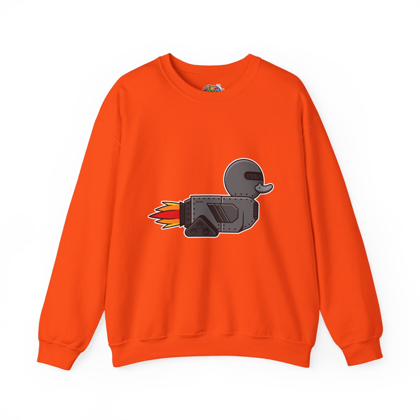 Unisex Heavy Blend™ Crewneck Sweatshirt (Robot Duck)