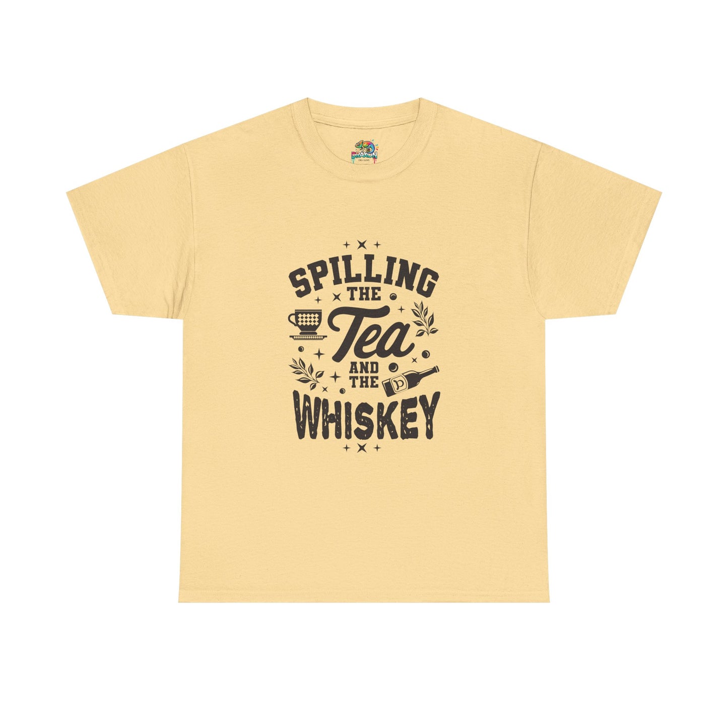 Unisex Heavy Cotton Tee (Spill Tea & Whiskey)