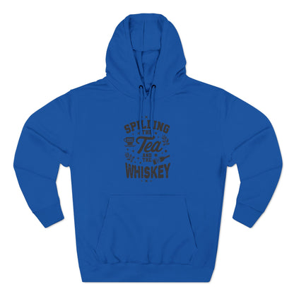 Three-Panel Fleece Hoodie (Spill Tea & Whiskey)