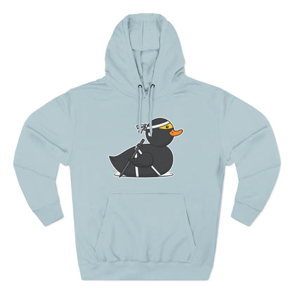 Three-Panel Fleece Hoodie (Ninja Duck)