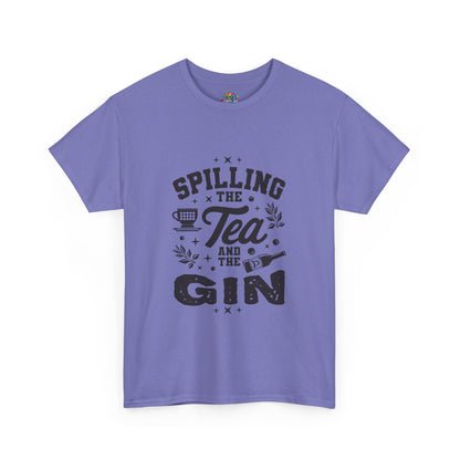 Unisex Heavy Cotton Tee (Spill Tea & Gin)