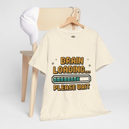 Unisex Heavy Cotton Tee (Brain Loading...Please Wait)