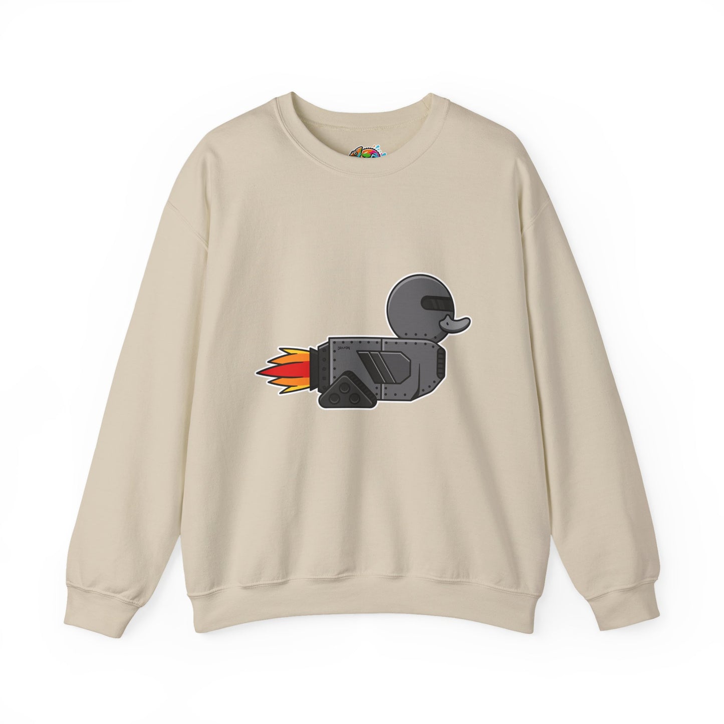 Unisex Heavy Blend™ Crewneck Sweatshirt (Robot Duck)