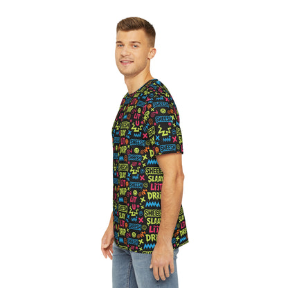 Men's Polyester Tee (Slay-Lit-Drip)