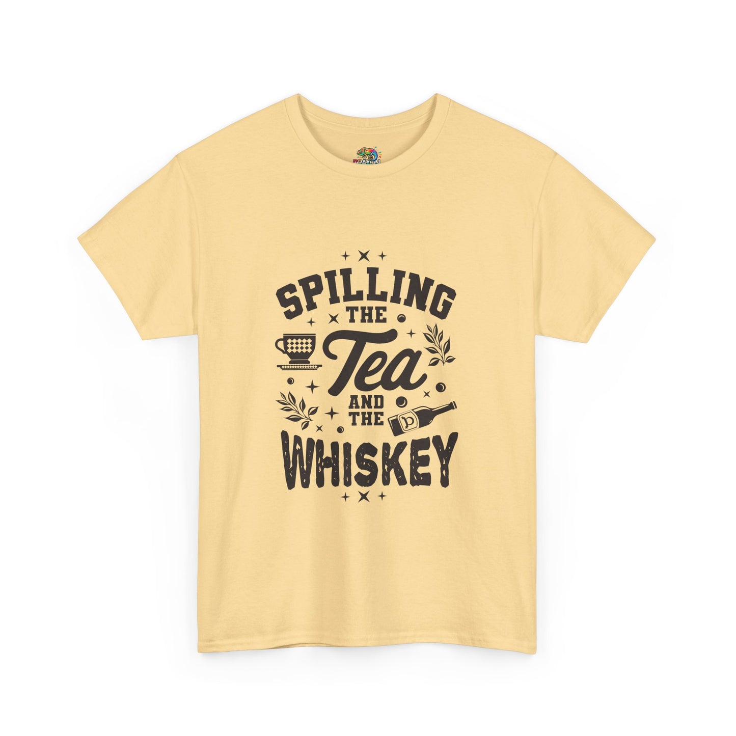 Unisex Heavy Cotton Tee (Spill Tea & Whiskey)