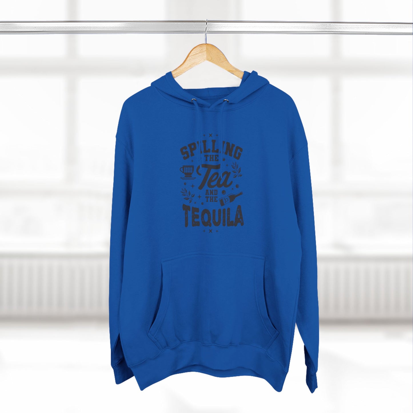 Three-Panel Fleece Hoodie (Spill Tea & Tequila)